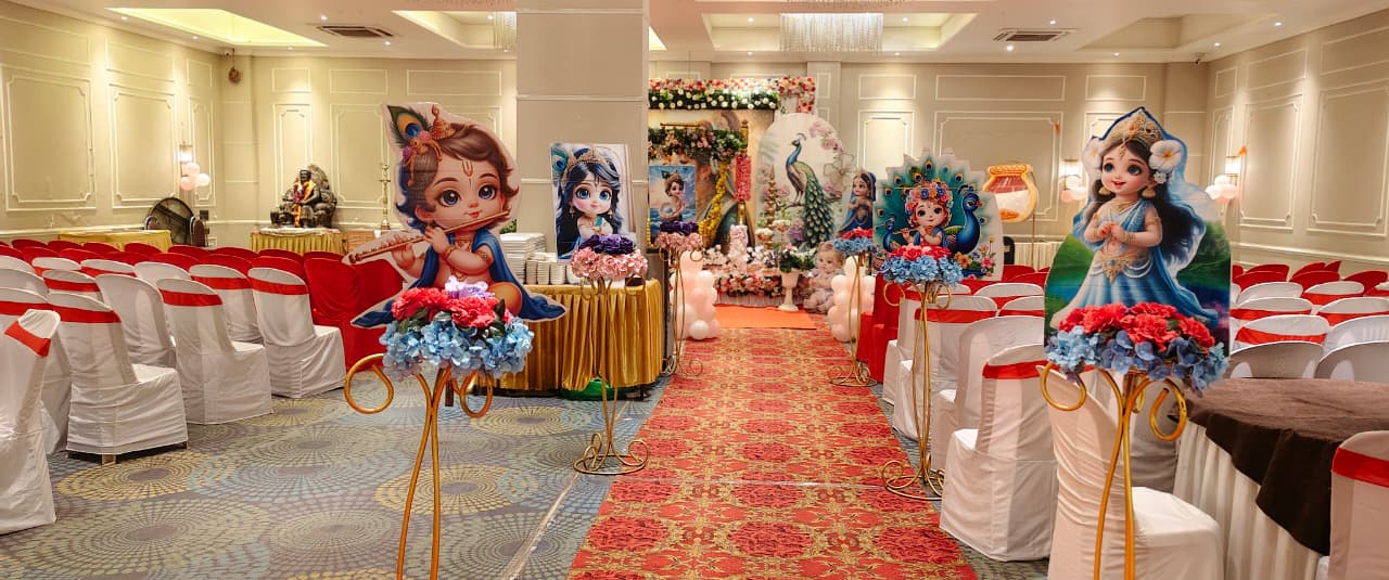 Cradle ceremony decoration